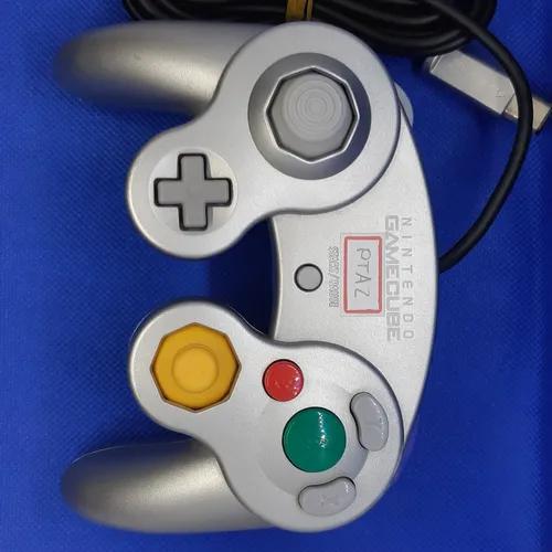 Controle Original Prata Nintendo Game Cube Gc