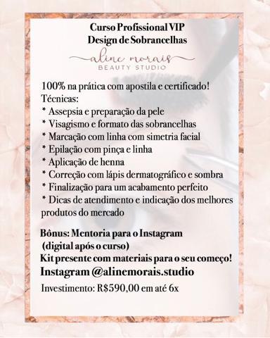 Curso Profissional de Design de Sobrancelhas