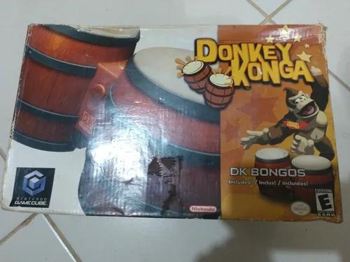 Donkey Konga Com Bongos - Gamecube - Black Label - Completo