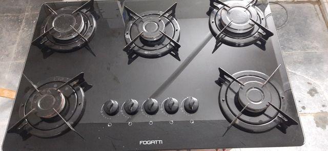 Fogão cooktop 5 bocas Fogatti