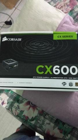 Fonte corsair 600 80 plus