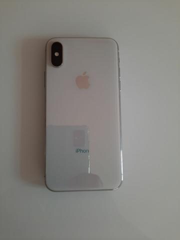 IPhone xs Prata novo sem marcas.
