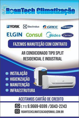 Instalação e manutenção de ar condicionado