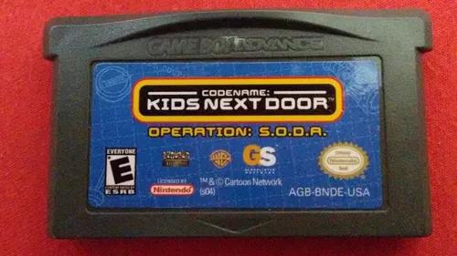 Jogo Game Boy Advance Kids Next Door Operation Soda Original