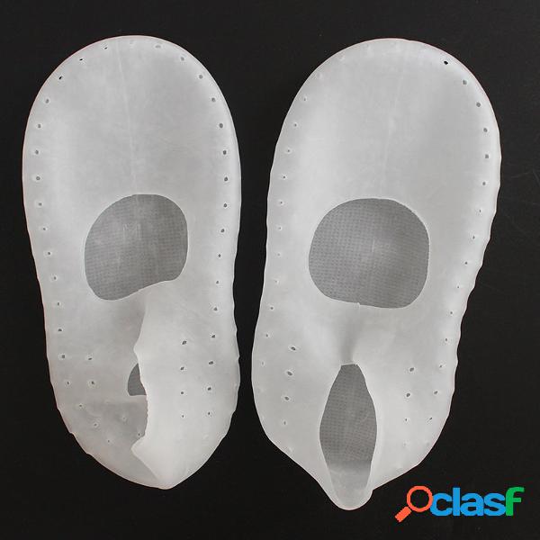 1 Par Meias De Silicone Unisex Prevenção Reparação