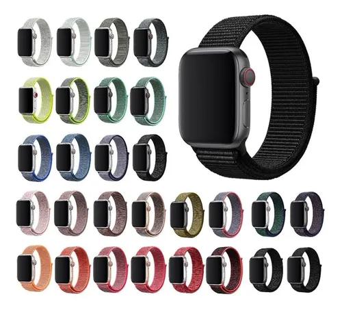 1 Pulseira Nylon Loop Sport Apple Watch + 1 Pelicula 1 2 3 4