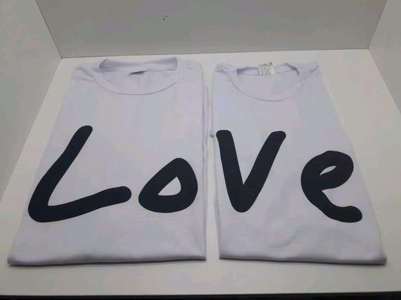 2 Camisetas Love Namorados