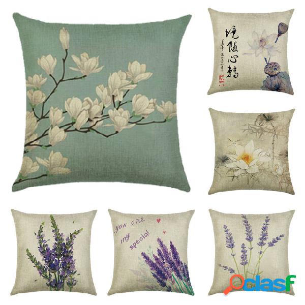 45x45 cm Decoração para Casa Flores e Plantas Design