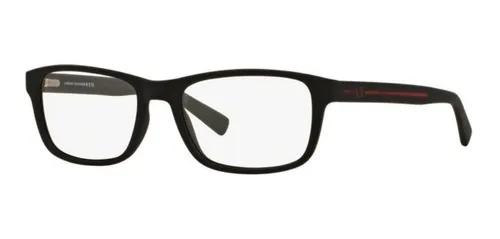 Armação Oculos Grau Armani Exchange Ax3021 8078 Preto