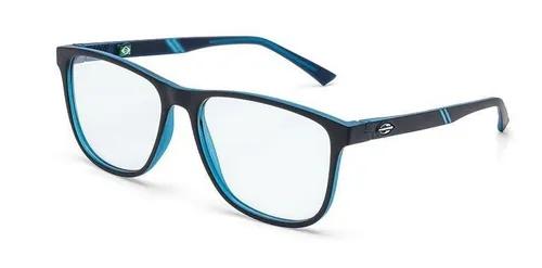 Armação Oculos Grau Mormaii Jeri M6043k4355 Preto Azul