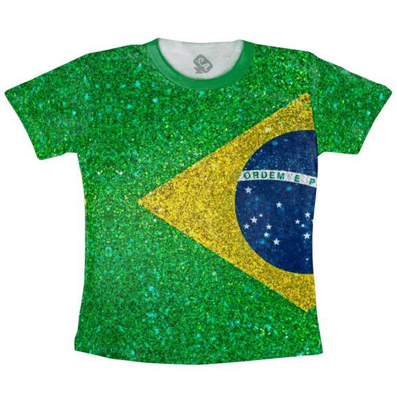 Baby Look ou Camiseta bandeira do Brasil