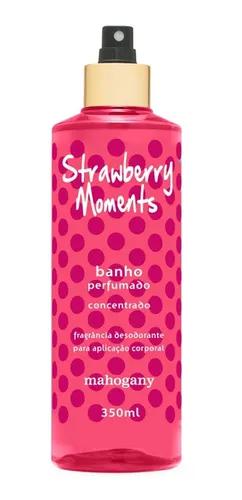 Banho Perfumado Strawberry Moments 350ml - Mahogany Oferta