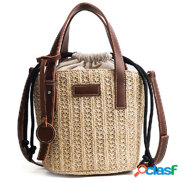 Bolsa de palha de mulheres Bolsa