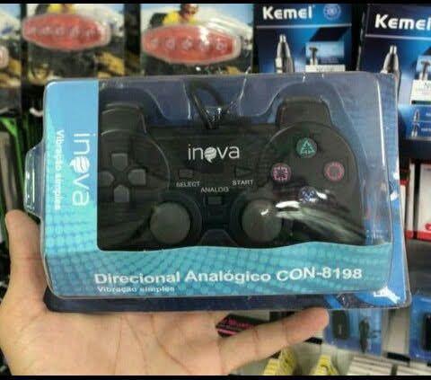 CONTROLE PARA PS2 COM FIO, NOVOS R$40,00