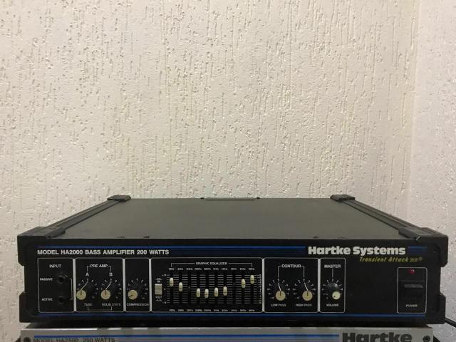 Cabeçote hartke ha 2000,(ñ markbass, fender, GK,Ampeg,