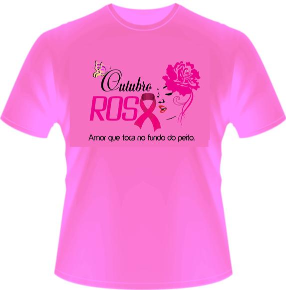 Camisa Rosa Outubro Rosa