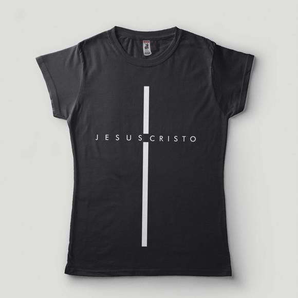 Camisa evangélica feminina cristã blusa gospel Jesus