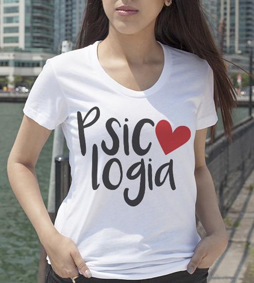 Camiseta Feminina Curso Psicologia