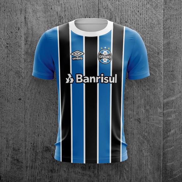 Camiseta Grêmio Masculina Personalizada