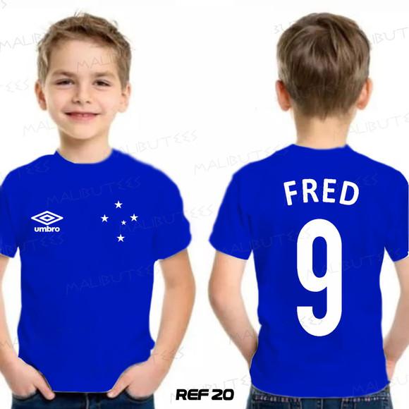 Camiseta Infantil Personalizada Time Cruzeiro