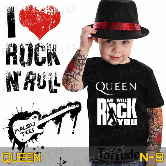 Camiseta Infantil Queen Rock