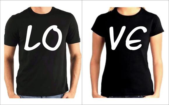 Camiseta LOVE Dia dos Namorados
