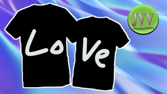 Camiseta Love Para Casal