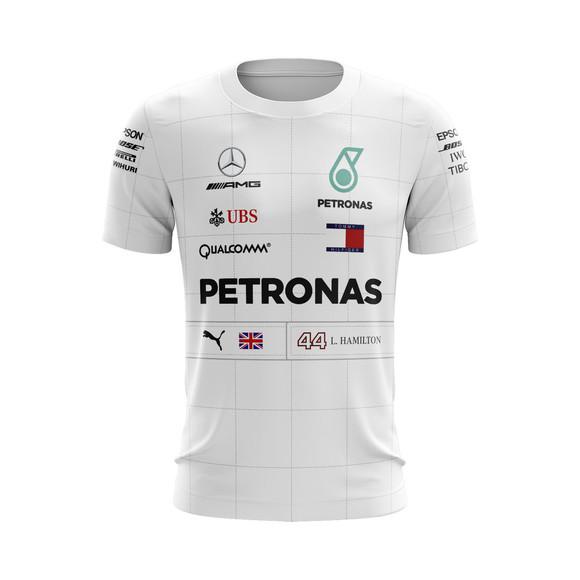 Camiseta Mercedes Benz AMG Formula 1 F1 Hamilton Infantil