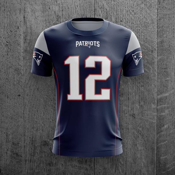Camiseta New England Patriots NFL Futebol Americano Adulto