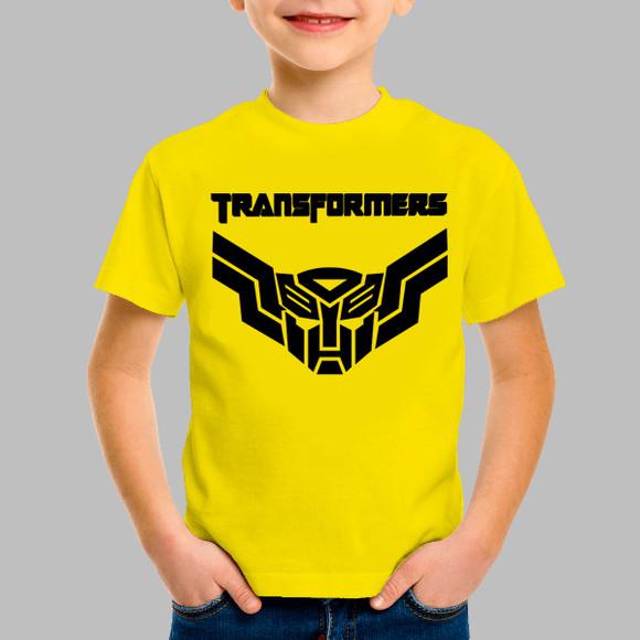 Camiseta Transformers Amarela