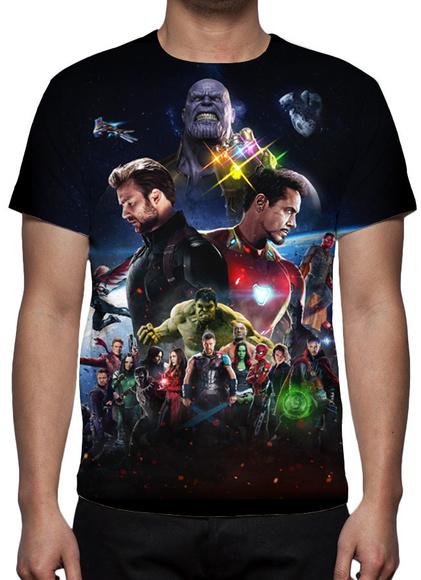 Camiseta Vingadores Guerra Infinita Mod 03 - Estampa Total