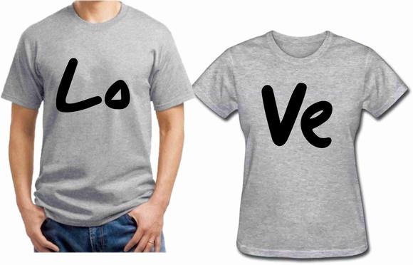 Camisetas Love - Casal Namorados