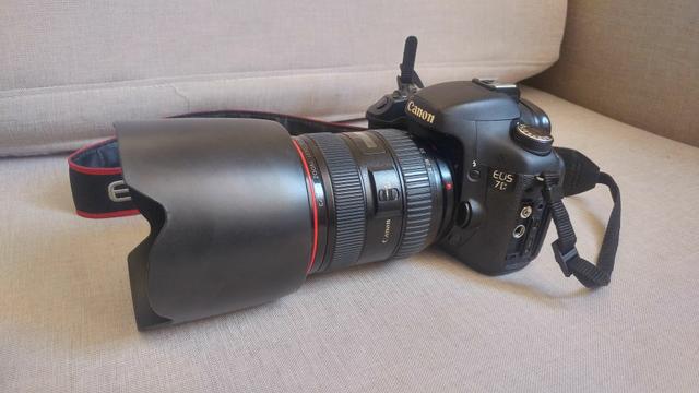 Canon 7d 45k com lente Canon 24-70mm f/2.8