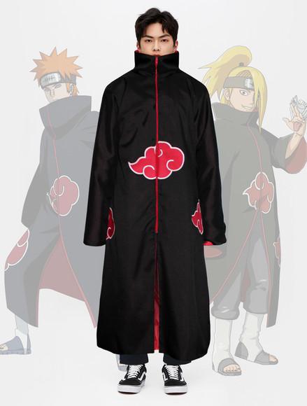 Capa Manto Akatsuki - Naruto Cosplay