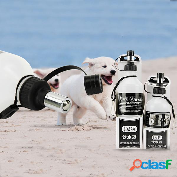 Cão portátil do gato do animal de estimação Caneca do