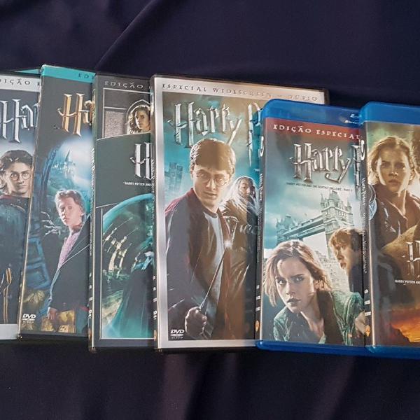 Coleção Completa Harry Potter: Anos 1-7B (12 Discos - 4