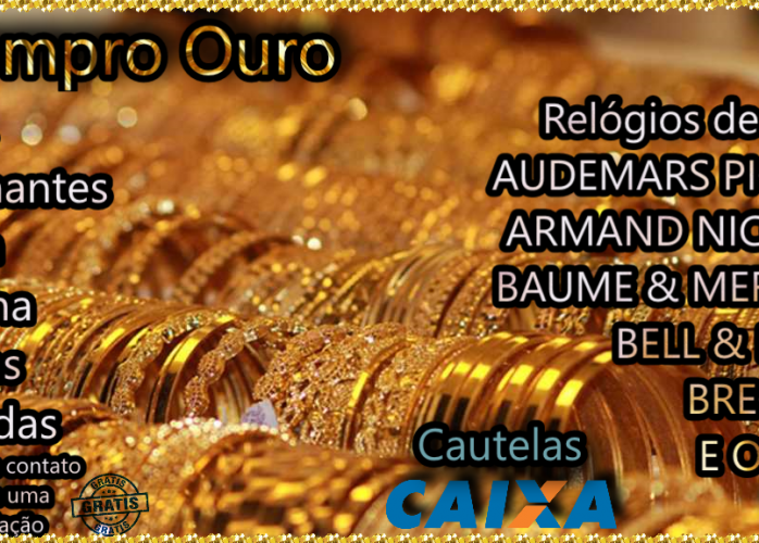Compro Ouro em Todo Rio de Janeiro