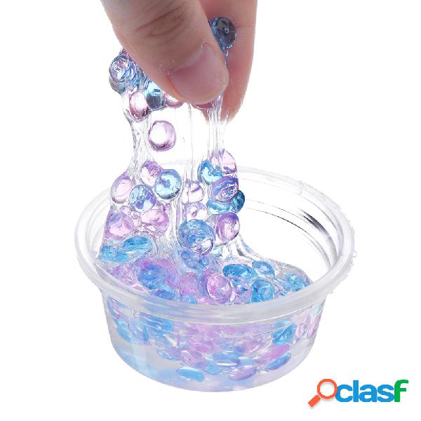 Cristal Plana Contas Slime Decompression Clay DIY Presente