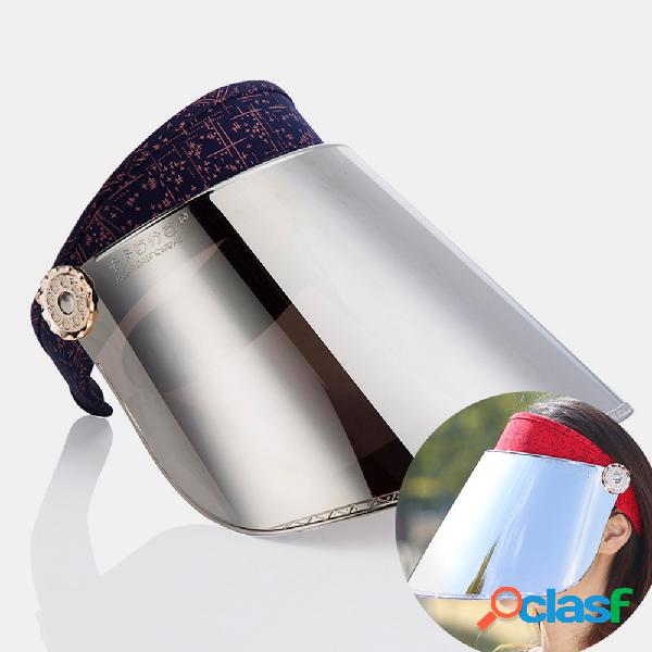 Espelho à prova de poeira Sun Chapéu Top vazio Chapéu