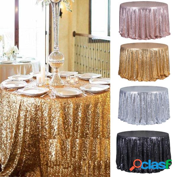 Faísca lantejoula toalha de mesa tampa de pano de mesa para