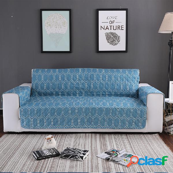 Flor azul Padrão Anti-scratch Pet Sofá Móveis Protetor