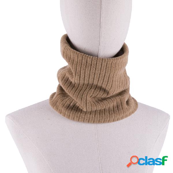 Homens Inverno Cachecol De Lã De Pelúcia Malha De