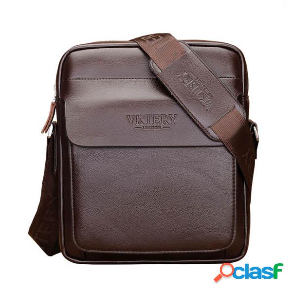 Homens Vintage Casual Crossbody Bolsa Negócios Retro Lazer