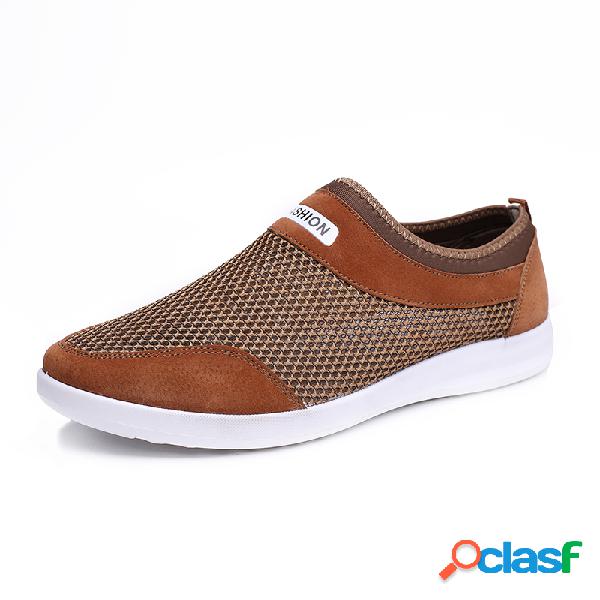 Homens leve peso respirável Soft sapatos de passeio