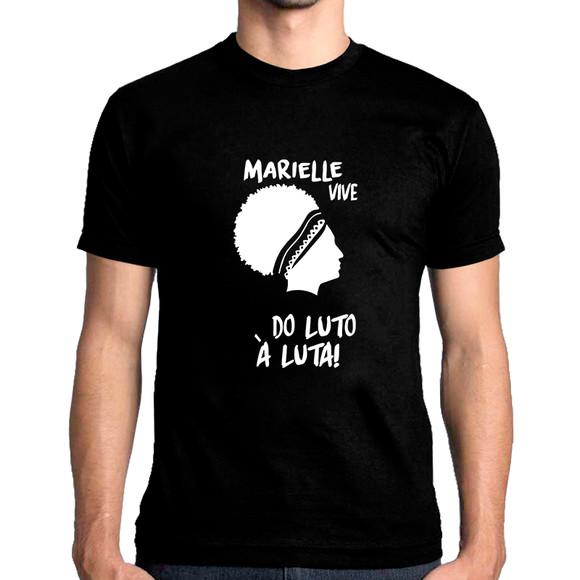 Marielle Do Luto à Luta - Camiseta Trad. Pta