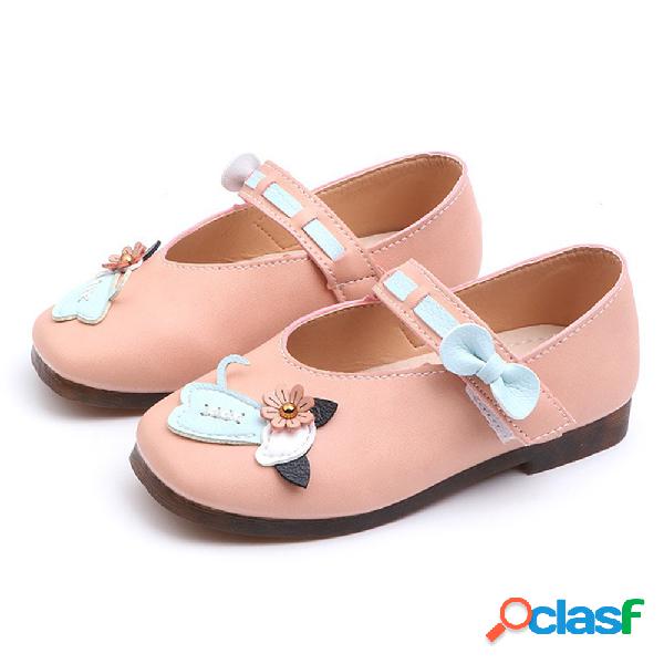 Meninas encantadoras dos desenhos animados Bowknot Hook Loop