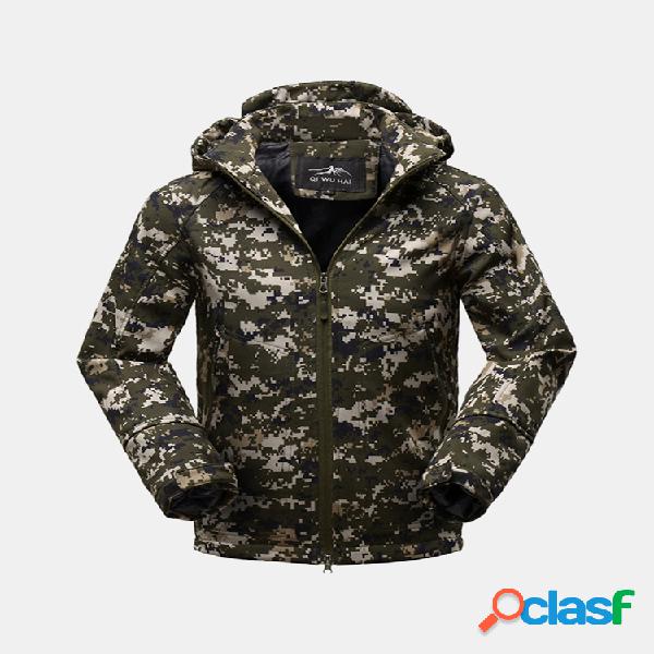 Mens Camo Impressão À Prova D 'Água À Prova de Vento Cap