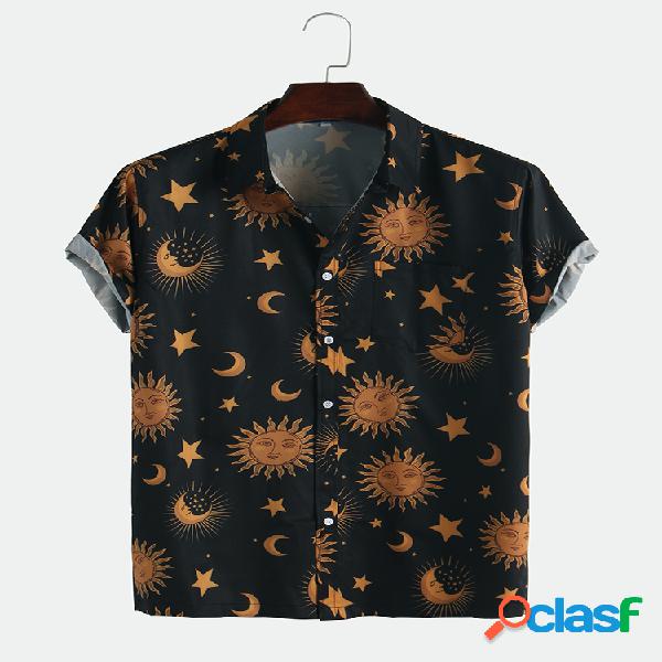 Mens engraçado dos desenhos animados bolso sol imagem