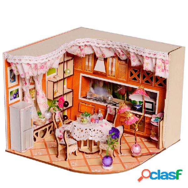 Merry Puzzle Sweet Home Habitat Room DIY Dollhouse Kit Com