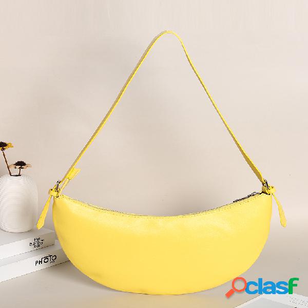 Moda feminina sólida Bolsa Crossbody Bolsa